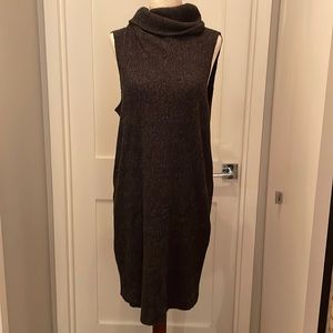 Urban outfitters sleeveless cowl neck sweater dress